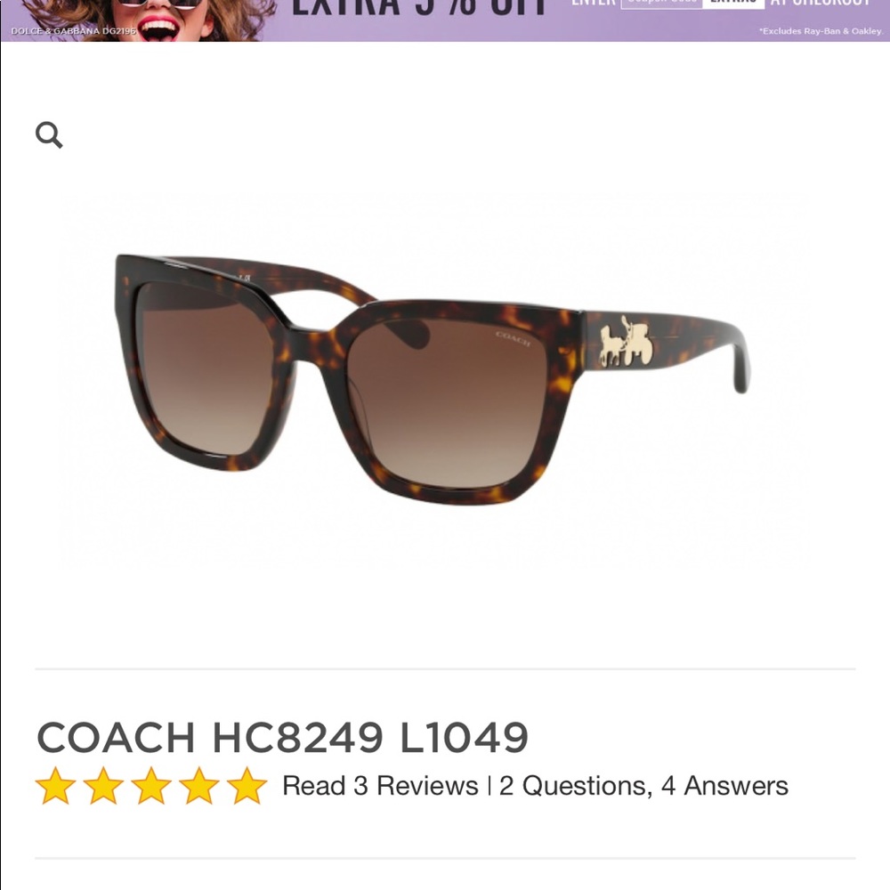 Coach Sunglasses